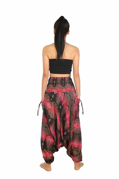 Buy Women's Designer Harem Pants | Maroon | Fits Waist Size 28